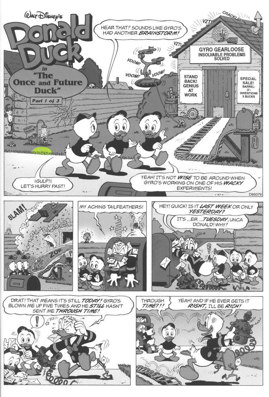 D.U.C.K in The Once and Future Duck first page
